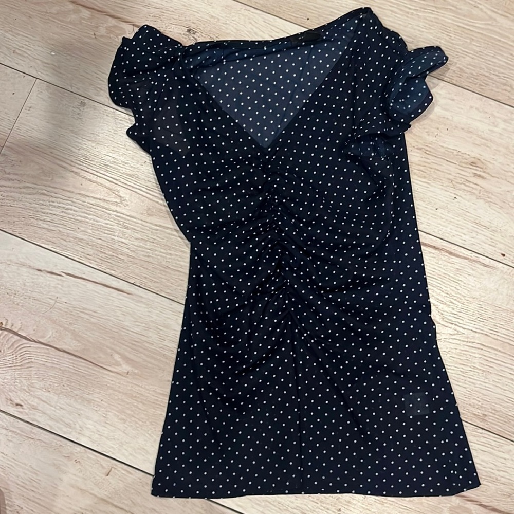 Black and white shirt